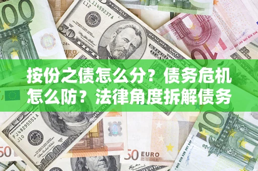 北京按份之债怎么分？债务危机怎么防？法律角度拆解债务分配与风险自保指南