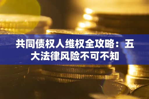北京共同债权人维权全攻略：五大法律风险不可不知