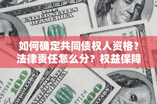 北京如何确定共同债权人资格？法律责任怎么分？权益保障技巧揭秘！
