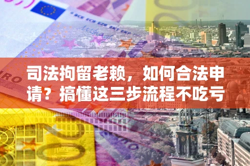 北京司法拘留老赖，如何合法申请？搞懂这三步流程不吃亏！