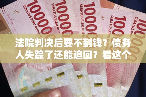 北京法院判决后要不到钱？债务人失踪了还能追回？看这个方法！