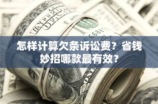 北京怎样计算欠条诉讼费？省钱妙招哪款最有效？