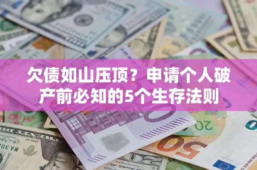 北京欠债如山压顶？申请个人破产前必知的5个生存法则