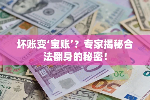 北京坏账变‘宝账’？专家揭秘合法翻身的秘密！