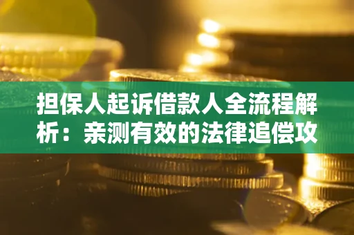 北京担保人起诉借款人全流程解析：亲测有效的法律追偿攻略
