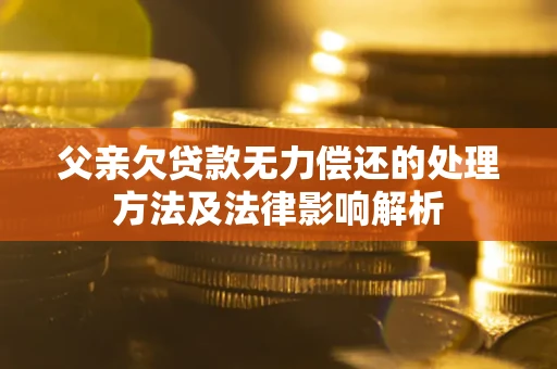 北京父亲欠贷款无力偿还的处理方法及法律影响解析