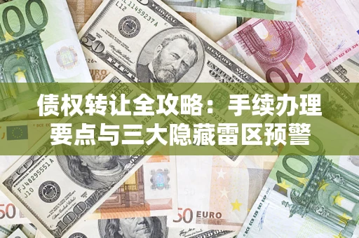 北京债权转让全攻略：手续办理要点与三大隐藏雷区预警